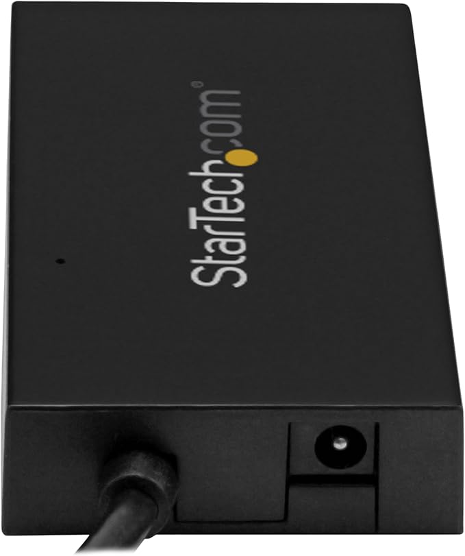StarTech.com 4 Port USB 3.0 Hub - USB Type-A Hub with 1x USB-C &amp 3x USB-A (SuperSpeed) - USB Bus or Self-Powered - Portable USB 3.0 (5Gbps) BC 1.2 Charging Hub w/ Power Adapter  TAA (HB30A3A1CSFS