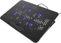 NUOBESTY Laptop Cooling Pad with Adjustable Height Fans for Enhanced Cooling USB Power Supply Design Stable Material for Gaming and Workstation Use
