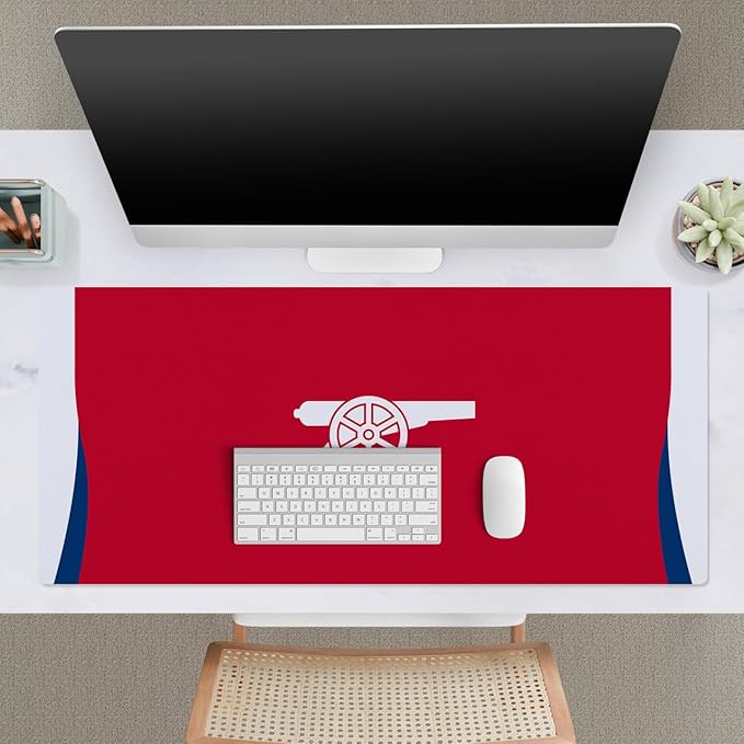 Head Case Designs Officially Licensed Arsenal FC Home 2024/25 Crest Kit and Players 37.4 x 15.75 x 0.16 inches (900 x 400 mm) - XL Gaming Office Desk PC Keyboard Mouse Mat Pad