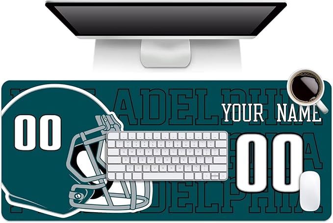 ANTKING Philadelphia Mouse Pad for Men Women Youth Gifts Custom Name and Number Desk Pad