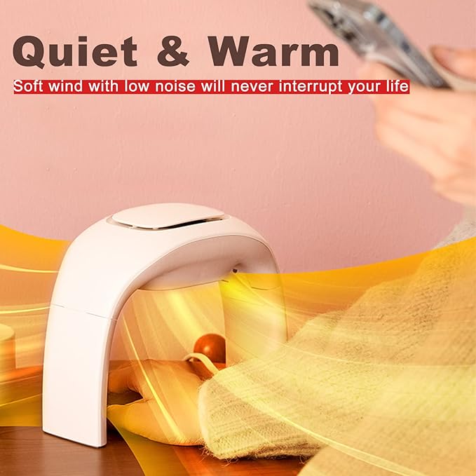 Mouse Pad Hand Warmer 110V 100W Foldable Electric Warming Heater for Office Desk Gaming Desk Accessories (White)