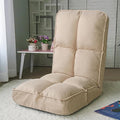 NaKeah Folding Sofa Chair 6-Position Adjustable Floor Lazy Recliner High Back Reading Gaming Lounge Chair for Living Room Bedroom OfficeDS