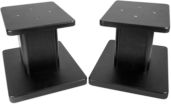 Pair Rockville RHT8G Computer/Bookshelf Desktop Speaker/Studio Monitor Stands