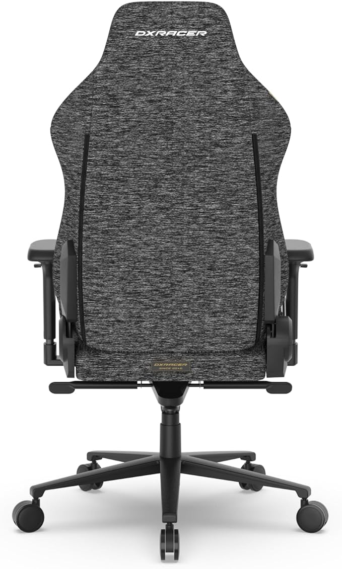 DXRacer Craft XL Video Gaming Chair for Adults Ergonomic Office Reclining Computer Chair with Magnetic Head Pillow and Lumbar Support Racing Style Height Adjustable (Woven Fabric Gray)