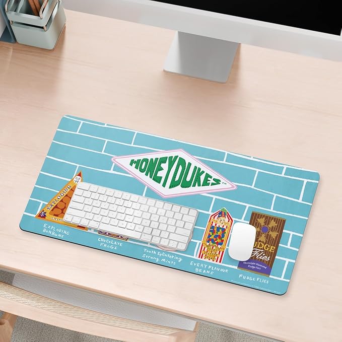Head Case Designs Officially Licensed Harry Potter Honeydukes Graphics 23.62 x 11.81 x 0.12 inches (600 x 300 mm) - L Gaming Office Desk PC Keyboard Mouse Mat Pad