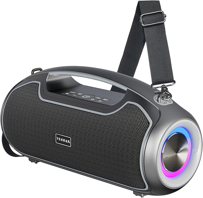 Upgrade Portable Bluetooth Speakers Wireless 200W MAX Loud Powerful Speaker w/Deep Bass IP65 Waterproof/ BT5.4 for Outdoor Party Camping Tailgating Beach Large Workshop Garage 24H Playtime