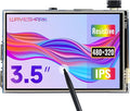 Waveshare 3.5inch Resistive Touch Display Compatible with Raspberry Pi 5/4B/3B/Zero/Zero W/Zero 2W/Pico/Pico W/Pico WH 480×320 IPS Screen SPI