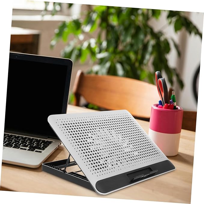 Laptop Cooling Pad Laptop Stand Aluminum Alloy Cooler Thin Silent Mute Design Dual USB Interface for 18