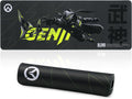 Blizzard Overwatch Large Game Mouse Pad XXL Keyboard Pad for Gamer Office &amp Home Non-slip rubber base Extended Mice Mat with Stitched Edge Smooth Stable and Durable 31.5 * 11.8in(The Genji Bl