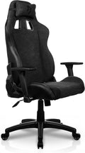 Arozzi Avanti Gaming Chair - Soft Fabric Ergonomic Gaming Chairs for Adults - Adjustable Height Backrest &amp Armrest with Head Pillow - Home Office Setup Professional Computer Chairs Dark Grey