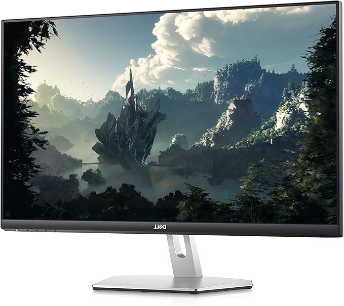 Dell 27-inch QHD 1440p (2560 x 1440) IPS Ultra-Thin Bezel Monitor 75Hz Refresh Rate ADM FreeSync HDMI DisplayPorts Built in Speakers VESA Certified Sliver