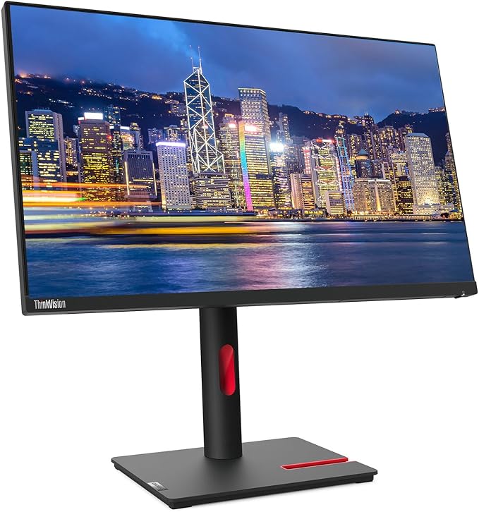 Lenovo ThinkVision T24i 24-inch 1920 x 1080 LED FHD LCD 2-Pack Bundle with HDMI DisplayPort USB Hub Dual Monitor Stand ThinkPad USB-C Dock MK540 Wireless Keyboard and Mouse Gel Wrist Pad