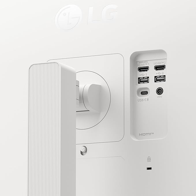 LG 27U730SA-W 27-Inch Smart 4K UHD (3840 x 2160) IPS Computer Monitor HDR10 Built-in Speaker Screen Share Bluetooth Remote Control HDMI USB Type-C PD 65W Tilt/Height/Swivel/Pivot Stand White