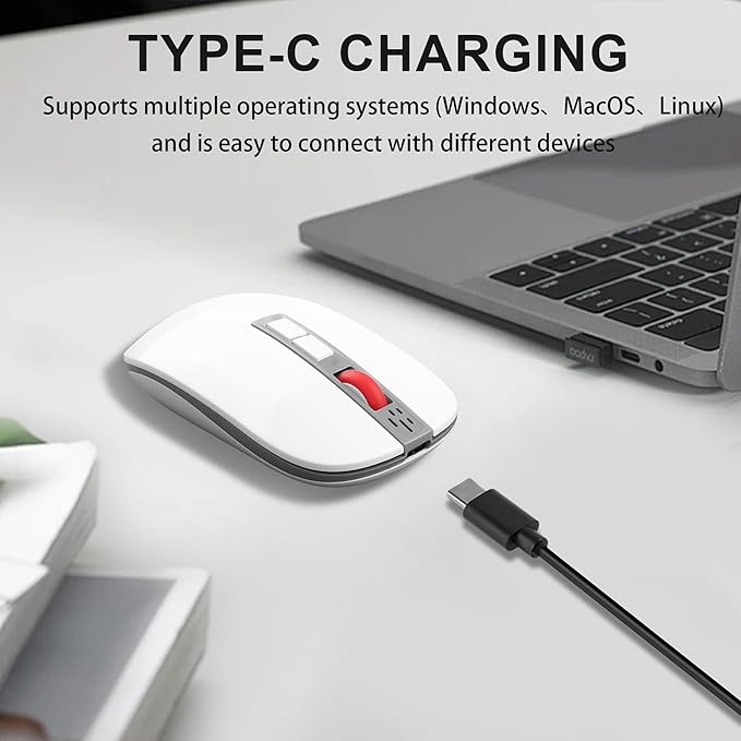 AI Smart Voice Mouse 2-Mode Bluetooth and 2.4G Wireless with Real-Time Translation &amp Document to Excel Conversion Ergonomic Office Mouse for Laptop PC Mac Business Professionals
