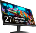 Sceptre 27-Inch Gaming Monitor FHD 1080p 100Hz 1ms DisplayPort HDMI x2 100% sRGB AMD FreeSync Built-in Speakers Eye Care Frameless Machine Black (E275W-FW100T Series 2026)
