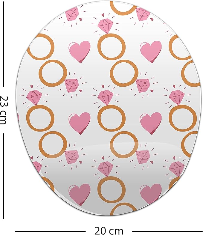 Ergonomic Mouse Pad with Wrist Rest Digital Printed Mouse Mat for Tendon Sheath Problems Non-Slip Base for Office and Home Size: 20 x 23 cm