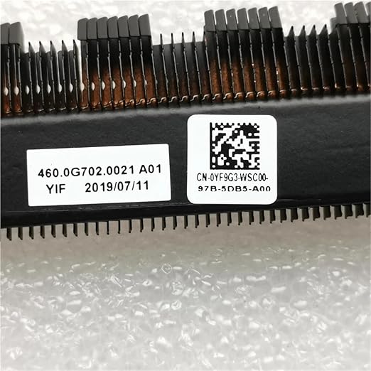0YF9G3 for 5584 E3400 E3500 Laptop Heatsink Radiator Copper Tube CN-0YF9G3 YF9G3
