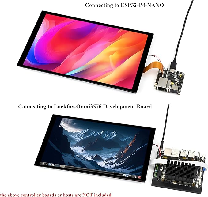 10.1inch DSI LCD 10-Point Capacitive Touch Screen Compatible with Raspberry Pi 5/4B/3B+/3A+/CM5/CM4/CM3+/CM3/RK3506/RK3576/ESP32-P4 800x1280 IPS Display Panel DSI Interface