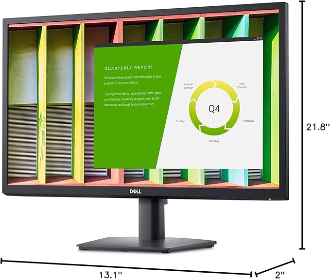 Dell E2422H 23.8 FHD 1080p LED LCD Monitor - 16:9 - Black