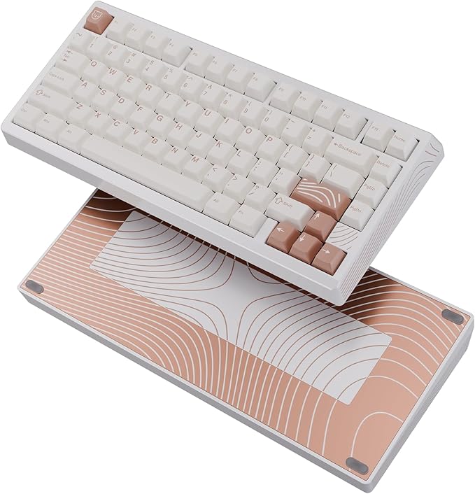 BOOG75 75% Gaming Keyboard with GATERON KS-37B Magnetic Switches Rapid Trigger Toggle Hall Effect Keyboard Hot Swappable Gasket Mount Wired Custom Aluminum HE Key Board for Laptop PC (White)