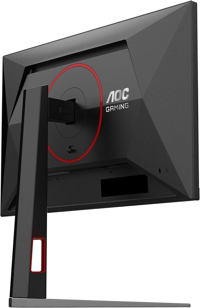 AOC 24G4 24 Gaming Monitor Full HD 1920x1080 IPS Panel 180Hz 1ms 1x HDMI 2.0 1x Display Port Adaptive-Sync Audio Earphone Out Console Gaming Ready 3-Year Zero-Bright-Dot