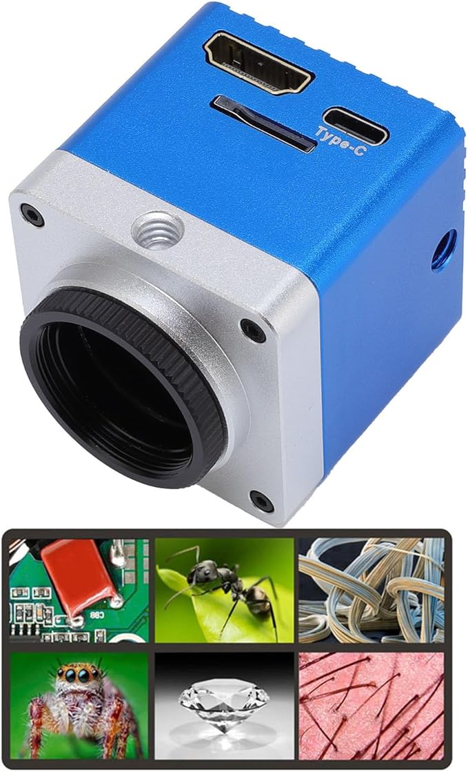 4K HD Webcam 8.3MP Digital Industrial Camera 1/1.8 inch CMOS Sensor Professional Digital Webcam for Photo Video Lab Industry Use