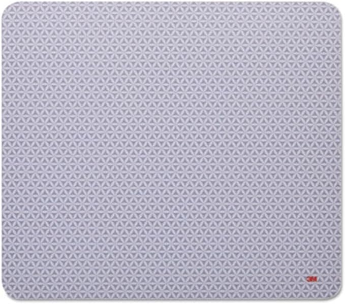 Precise Mouse Pad Nonskid Repositionable Adhesive Back 9 X 8 Gray/Bitmap Total 5 EA