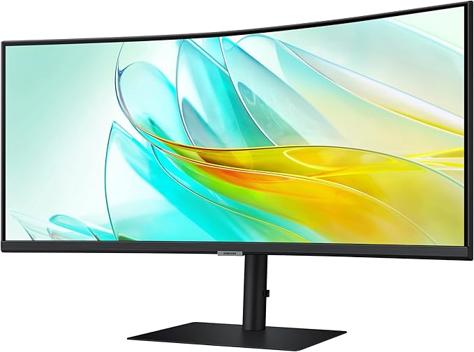 Samsung 34” ViewFinity S65UC Ultra-WQHD 100Hz AMD FreeSync™ HDR10 KVM Switch Built in Speakers with USB-C Curved Monitor LS34C654UANXGO 2025