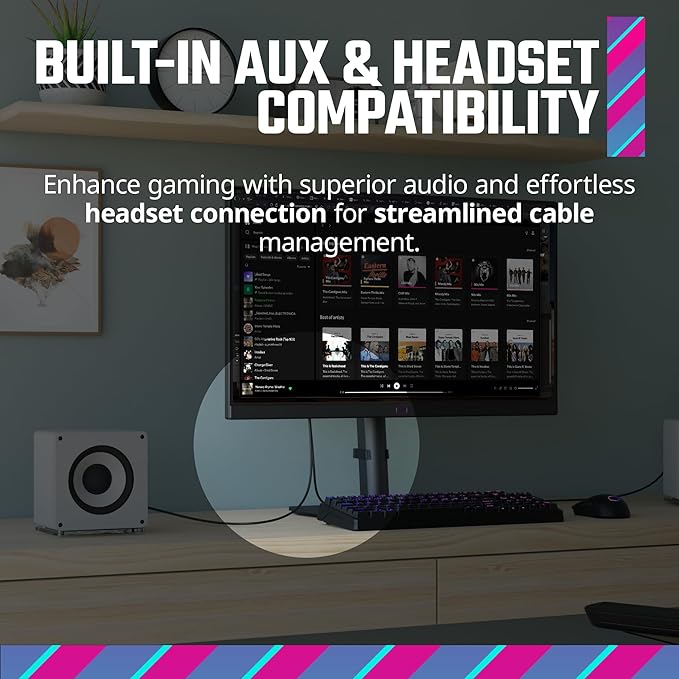 Cooler Master GM2711S 27” WQHD 2560 x 1440 Ultra-Speed IPS Gaming Monitor | Up to 180Hz | Up to 0.5ms | Adaptive Sync AMD|Nvidia | HDR Support | DP1.4 * 1 | HDMI2.0 * 2
