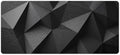 Geometric Black Gaming Mouse Pad Non-Slip Rubber Base 3XL Mousepad with Stitched EdgesWaterproof Washable Mouse Mat for Desk Home Office Gaming 35.5x16