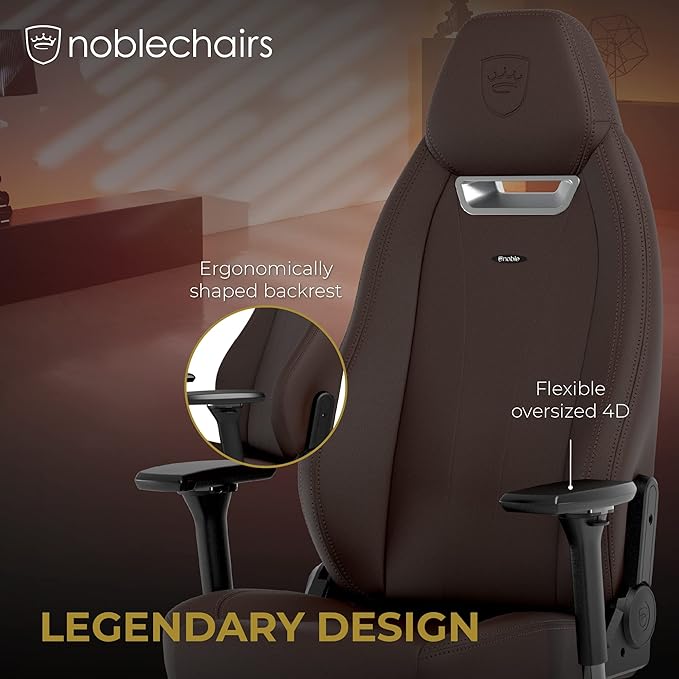 noblechairs Legend Ergonomic Gaming Chair Office Chair with Lumbar Support PU Leather Java Edition