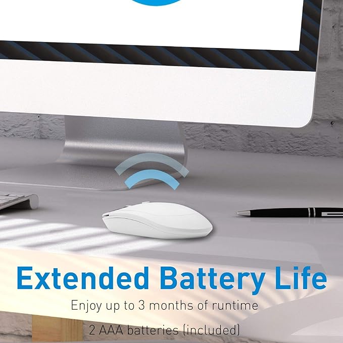 Macally Wireless Number Pad for Mac &amp PC and a Wireless Bluetooth Mouse Work with Numbers More Efficiently