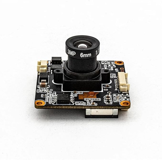 3MP 25FPS Network Camera Board Mini POE48V Webcam 6mm 56 Degree M12 Mount Lens Safety Hd Security Camera Module