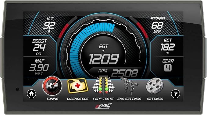 Edge Insight CTS3 Touch Screen Gauge Monitor 84130-3 &amp A-Pillar Mount 38600 Compatible with 2006-2009 Ram 1500/2500/3500 Diesel 6.7 5.9 5.7 HEMI Magnum Cummins