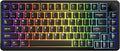 TECWARE Ghost 75% Wireless Mechanical Keyboard | RGB Gaming Keyboard with Volume Knob | Tri-Mode 2.4GHz/Bluetooth/USB-C | Gasket Mounted | Hot Swappable Pre-Lubed Linear Switches | 4000mAh | Black