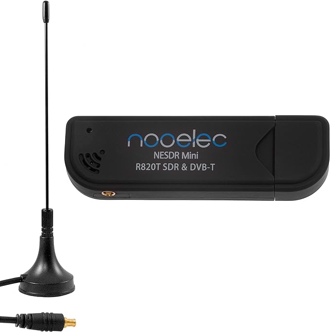 Nooelec NESDR Mini USB RTL-SDR &amp ADS-B Receiver Set RTL2832U &amp R820T Tuner MCX Input. Low-Cost Software Defined Radio Compatible with Many SDR Software Packages. R820T Tuner &amp ESD-Safe A