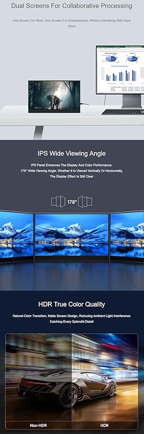 15.6inch Capacitive Touch Monitor for Raspberry Pi 5/4B/3B/Zero/Zero W/Zero 2W/Pico/Pico Supports Windows 11/10/8.1/8/7 Type-C/mini HDMI Interface 15.6inch FHD Monitor (C)