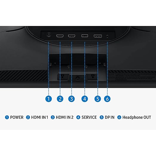 SAMSUNG 27” Odyssey G5 G53F QHD Resolution Gaming Monitor HDR10 200Hz Refresh Rate IPS Panel AMD FreeSync™ Premium Black Equalizer Auto Source Switch LS27FG53DENXZA