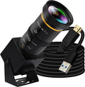 High Speed 4K HDMI USB Camera with 60fps Simultaneous USB3.0 and HDMI Output 5-50mm 10X Manual Focus Lens for Close-Up Industrial Applications in Computer Microscopy and Telescopic Imaging