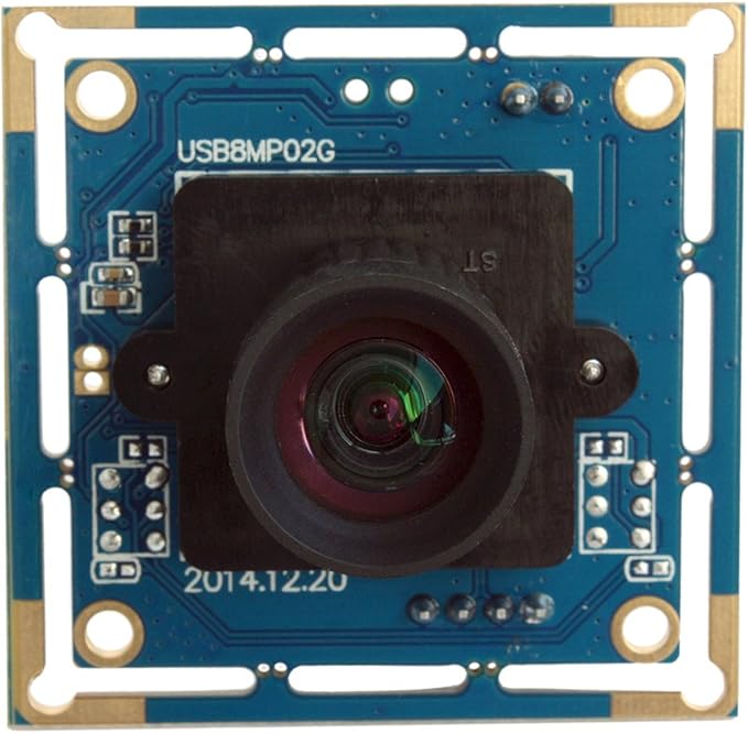 ELP 8mp USB Camera Wide Angle PC Camera for Computer Mini Lightburn Camera for Laser Engraver UVC USB2.0 4K Camera 8mp Monitoring Octoprint 3D Printer USB Security Camera for Jetson Nano