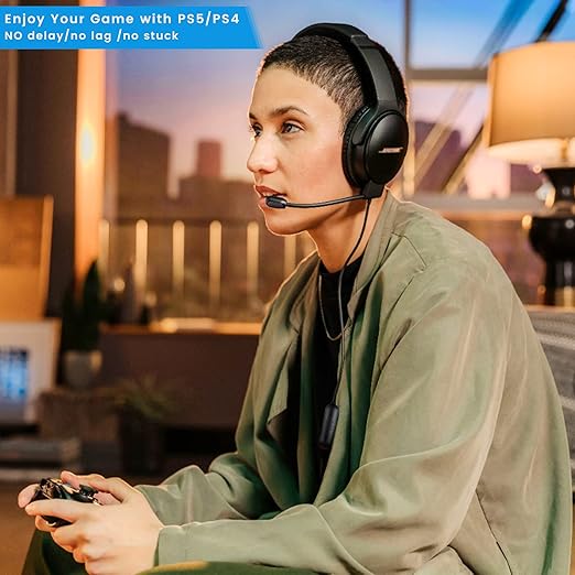 weishan Detachable Mic Replacement for Bose QuietComfort 35 II(QC35 II) &amp Quiet Comfort 35(QC35) Headphones Boom Gaming Microphone with Mute Switch for Xbox One PS4 PS5 PC