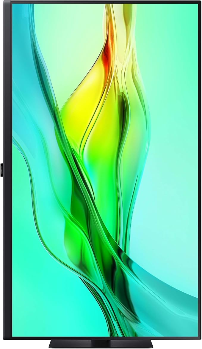 SAMSUNG 32 ViewFinity S6 (S60UD) Series QHD High Resolution Computer Monitor 100Hz HDR10 USB-C Built-In LAN Port Daisy Chain Support Easy Setup Height Adjustable Stand LS32D606UANXGO 2024