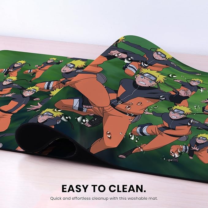 Head Case Designs Officially Licensed Naruto Shippuden Naruto Kagebunshin Graphic Art 37.4 x 15.75 x 0.16 inches (900 x 400 mm) - XL Gaming Office Desk PC Keyboard Mouse Mat Pad