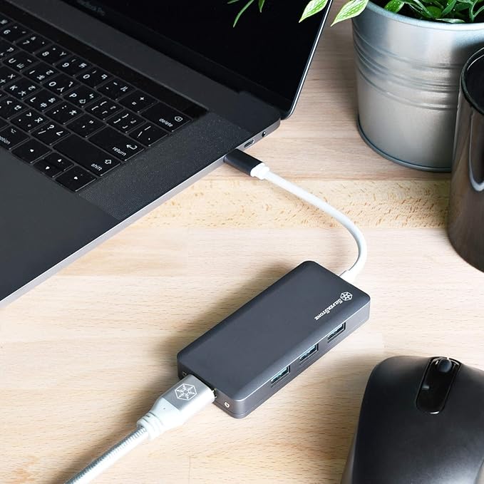 SilverStone Technology USB 3.1 Type C Hub to HDMI and 3 USB 3.1 Type A Ports Ep14