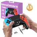 Enstixsm Upgraded for Luna Controller with Back PaddlesTurboWireless Fire TV Game Controllers for PCGeForce NOWFirestickReplacement for Luna Gamepad with ALPS JoystickNo Drift Stick Blue and Re