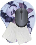 3D Funny Ergonomic Mouse Pads with Soft Gel Wrist Rest Support Anime Girl Gaming Oppai Mousepad Anti-Slip Mouse Mat 2Way Skin