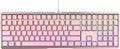 Cherry MX 3.0 S Wired Mechanical Gaming Keyboard. Aluminum Housing Built for Gamers w/MX Brown Switches. RGB Backlit Color Display Over 16m Colors. Pink (Renewed)