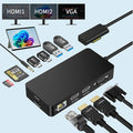Surface Docking Station Triple Display Dual 4K HDMI &amp VGA 12-in-1 Surface Dock 2 for Microsoft Surface Pro 12/11/10/9/8/7/6/5/4/3 Surface Laptop 7/6/5/4 Surface Go/Book/Laptop Go