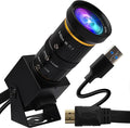 4K USB3.0 HDMI Camera 60fps Manual Zoom Webcam for Computer Mini Lightburn for Laser Engraver H.264 Telescope USB Security Industrial PC Camera for Raspberry Pi Jetson Nano