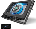 llano Gaming Laptop Cooler V12 Laptop Cooling Pad Stand with 5.5inch Fan Fast Cooling Computer Laptop 15.6-21in Adjustable Speed Touch Control 3-Port USB A A Mouse Pad Included